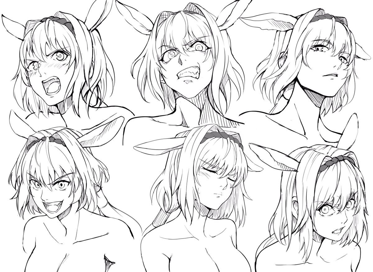 カイニス描いてて楽しいから色々な表情描いてみた。
#FGO #カイニス
#落書き
#絵を描く人々 
#絵描きさんとつながりたい 