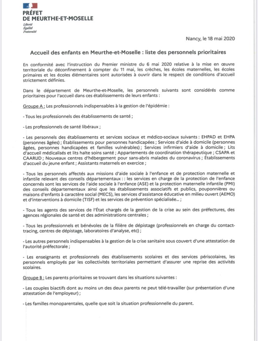 ELaithier's tweet photo. -4MERCI donc encore d’avoir clarifié la situation et contribué ainsi au retour à l’emploi du plus grand nombre.
En espérant que cette circulaire fera des émules dans d’autres départements...
Fière de ma ville et de mon département :#PrioritePetiteEnfance https://t.co/DoEFtxmD9L