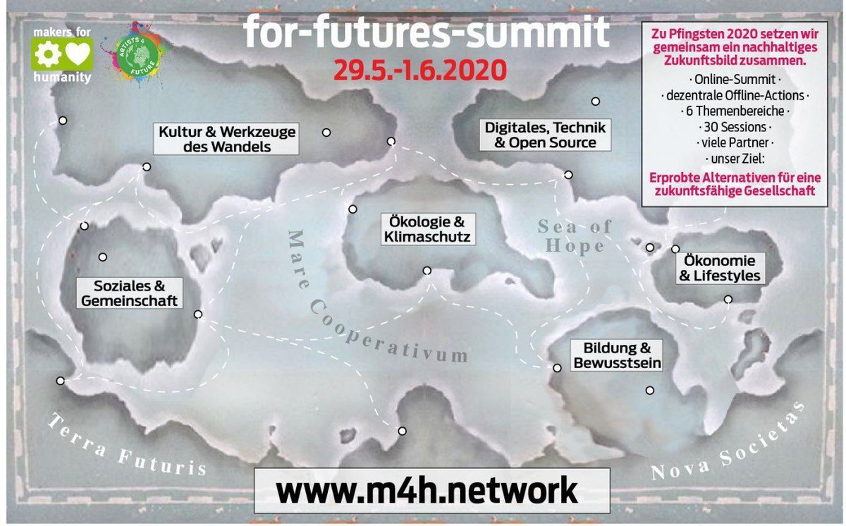 kartevonmorgen's tweet photo. #Mappathon im Rahmen des #ForFuturesSummit für alles, was Zukunft will:
#FridaysForFuture
#ParentsForFuture
#ArtistsForFuture
#ScientistsForFuture
#EntrepreneursForFuture
Alles Gute auf einer Karte von morgen: https://t.co/5aYnbfFZWw...
Am 30.5.20 um 10:30 https://t.co/jvx3cnmdYO https://t.co/UX7WAKzYhe