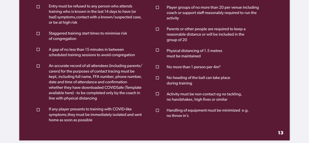 GRASSROOTS WORLDWIDE | Here’s the return to play strategy from Queensland, Australia.