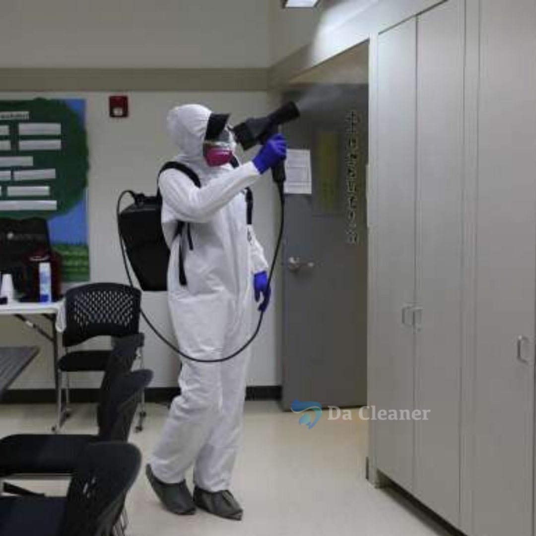 Dacleaners's tweet photo. Disinfection kills micro organisms like virus, bacteria. All surfaces, door knobs, toilets, are properly disinfected against all micro organisms.
For more inquires and our services DM/Call 07064258240 or 09038652894 #neweramoves #cleaning #disinfection #dacleaners #fumigation https://t.co/ha9PBXPecu