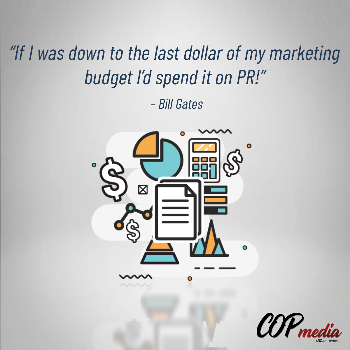 Best advice ever - spend all you have on public relations to get your message out there. An effective media release will catch the attention of media outlets and we can help you to position the right angle. 
#publicrelations #contentisking #media #articles #mediarelease #message