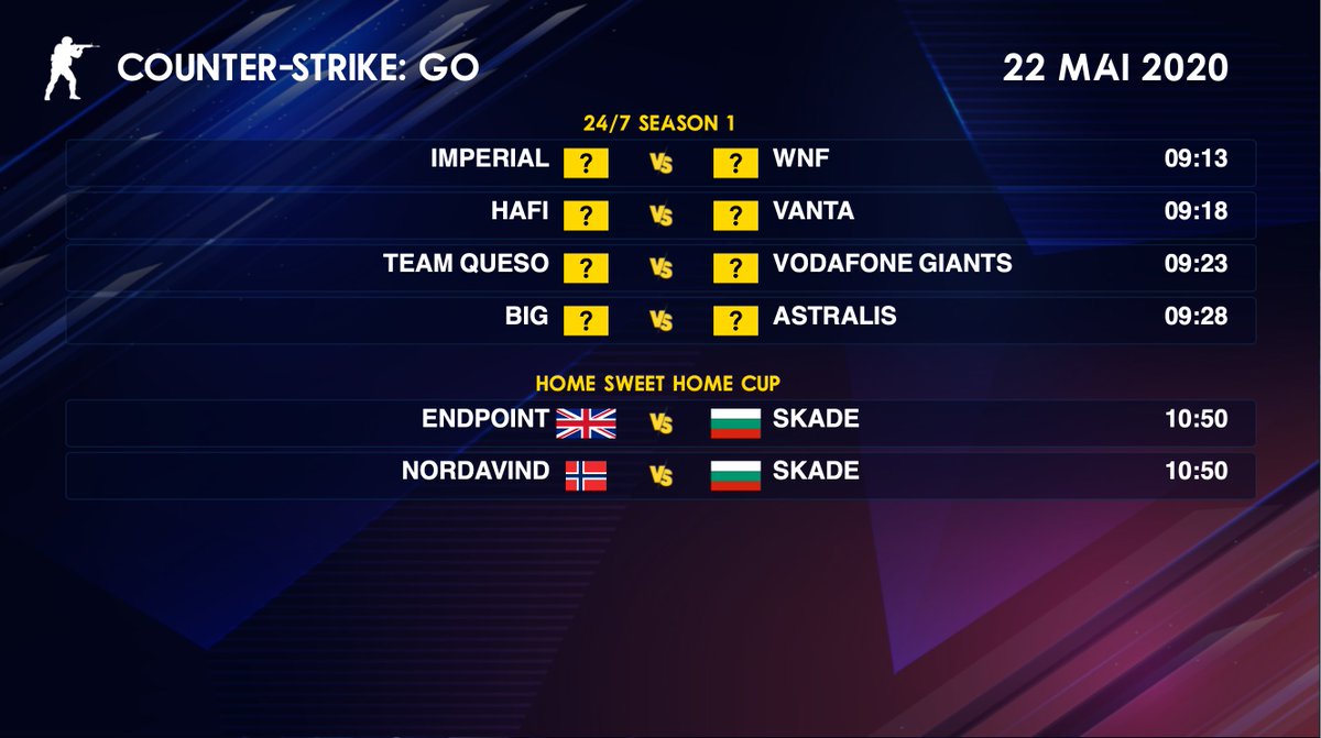 IMP_CSGO's tweet photo. Programme CS:GO du 22 mai 2020👇 https://t.co/Vn9zxEUS0I