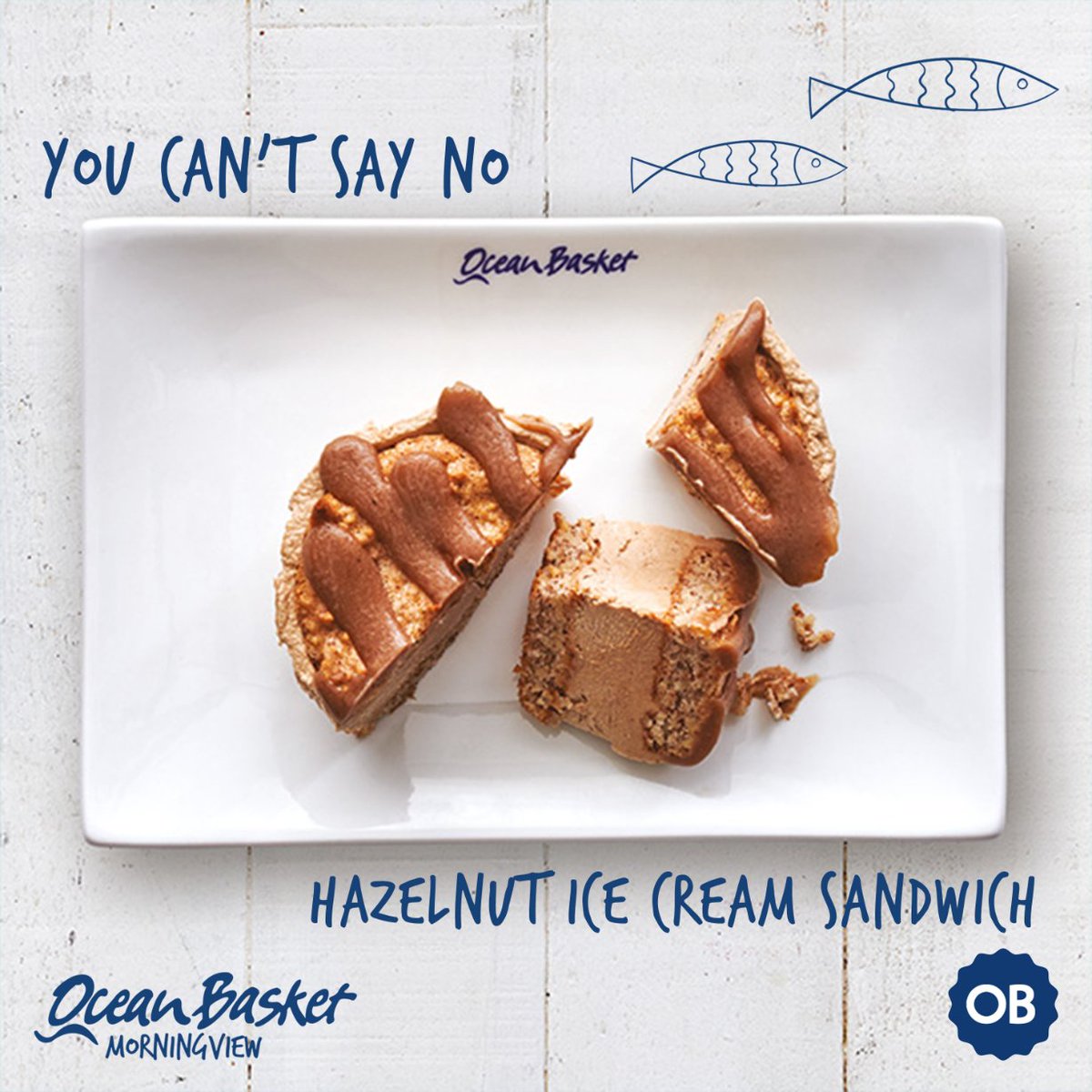 OBMorningview's tweet photo. Our Hazelnut Ice Cream Sandwich is so good, you could never say no! ππ€€
#OBMorningview #SayItWithSeafood #YourSeafoodDestination #Creamy #seafood #BigDeal #Delicious #Hazelnut #MadeWithLove #yummy #Delicious #dessert https://t.co/yYFz7TXeBC