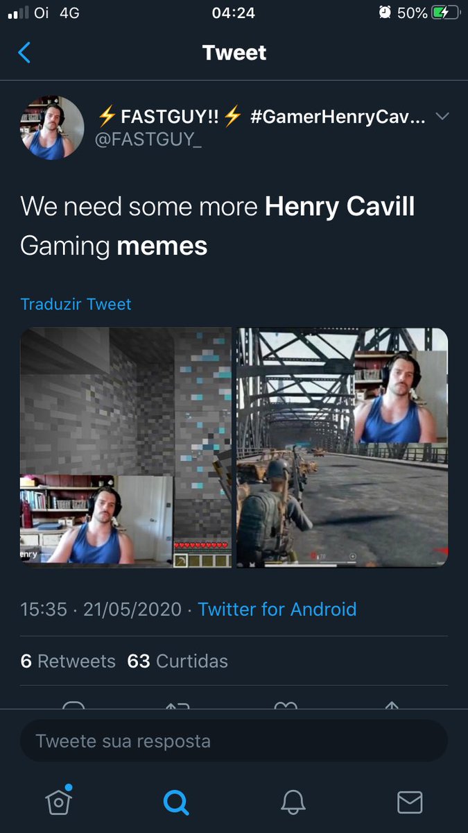 michelkdev's tweet image. A internet nao perdoa kkk o Henry Cavill agora virou meme dos gamers kkkk mano rindo muito aqui!!! O cara todo engomadinho jogando Minecraft kakakaka puta que pariu. 😂