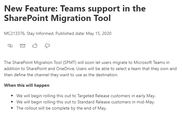 ilikesharepoint's tweet photo. Read Now: Migrate to Microsoft Teams - https://t.co/IQ80kWPxUJ https://t.co/57LlZxr0T7