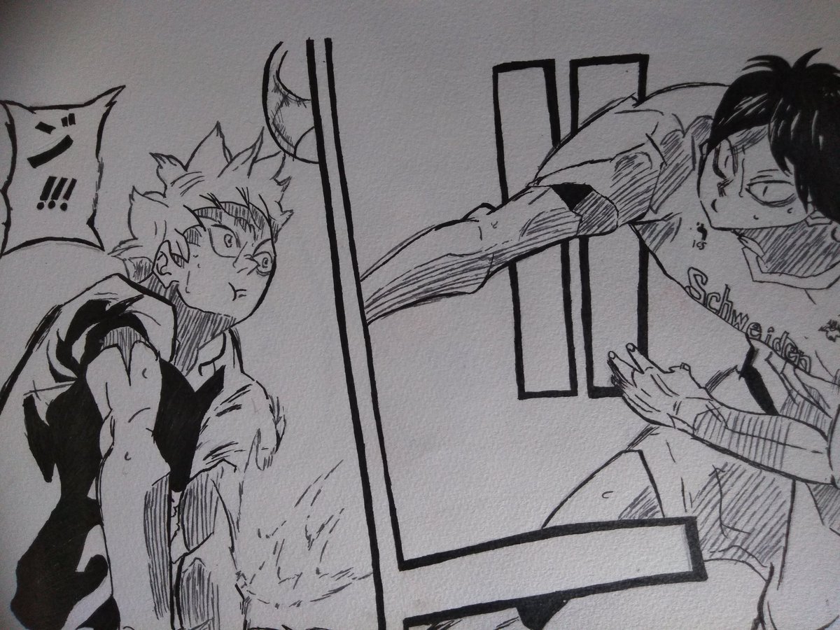 そうめん V Tvittere ハイキューの過去絵を2枚ほど 少し下手かな W ハイキュー 日向翔陽 影山飛雄 絵描きさんと繋がりたい T Co 4hwu4hs5ua Tvitter