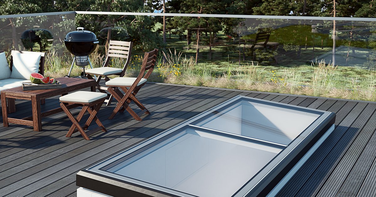 LAMILUX1's tweet photo. With our LAMILUX Flat Roof Exit Comfort Swing, which opens with a folding mechanism, we have not only created an extremely comfortable and stylish, but above all space-saving exit for roof terraces!
๐ https://t.co/Jz8rVp9zNl
#flatroof #individual #roofterrace #roofexit https://t.co/VxMYTSaN2u