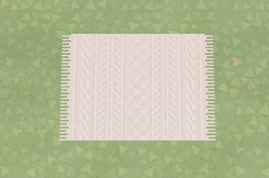 fluron_s's tweet photo. ケーブルニット風のラグを作りました⸝⸝꙳

ラグとして使ったり、クッションに使ったりしてみてください◌˳𓇬

#どうぶつの森  #AnimalCrossing  #Fluron島 
#マイデザイン https://t.co/sh59Mrvh8l