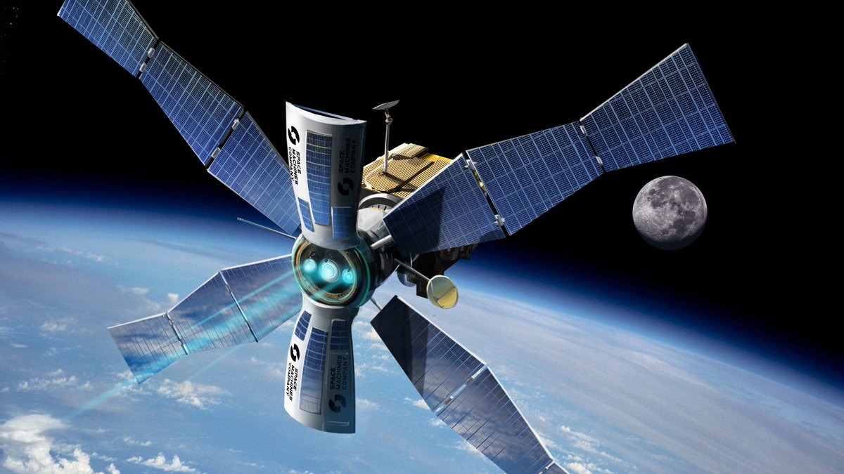 SpaceMachinesCo's tweet photo. Space Machines Company has planned for its FIRST Flight in Q1 2022. A sneak peak at OT-S which will revolutionize delivery of Payloads to #LEO #GEO #Moon #Mars #NEA #Interplanetary #Beyond. Stay tuned for more exciting updates. 
#Satellites #CubeSats #In-Space Transportation https://t.co/dWQSmU7QHt