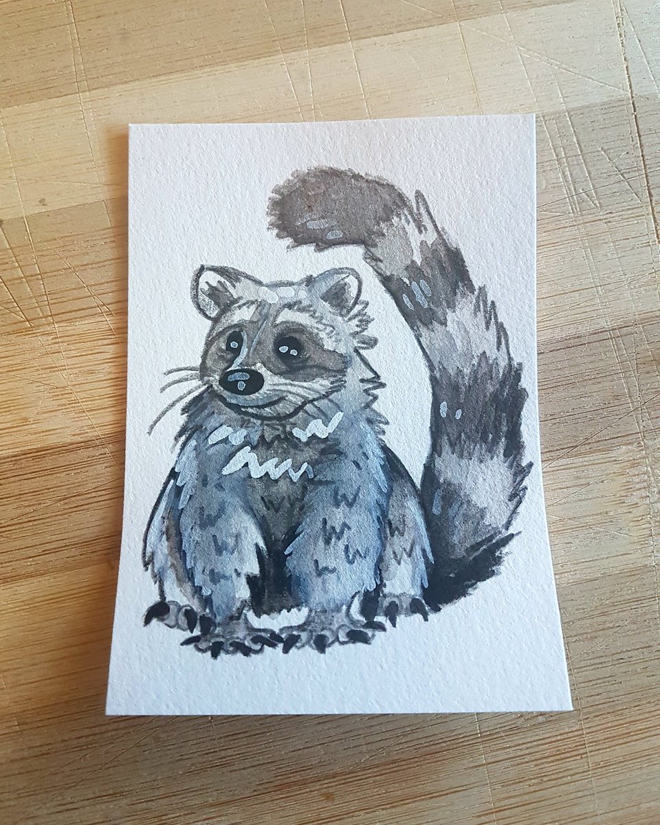 A little mini raccoon for a day ending with y. 

#miniwatercolour #pencildrawing #drawing #art #raccoon #traditionalart #blackandwhite #animal #animalpainting #cuteraccoon #painting #draw #artwork #sketch #watercolourartist  #pencilsketch #watercolour #illustration #animalart