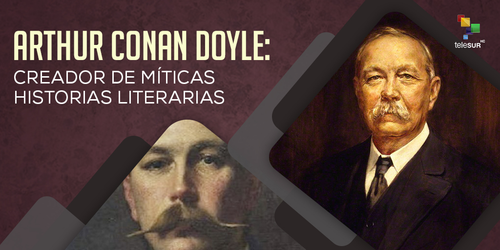 #EfeméridesteleSUR🗓️ | Hace 161 años nació el escritor escocés Arthur Conan Doyle, autor de la novela Sherlock Holmes 

Si te apasionan las novelas de detectives debes haber escuchado del destacado autor📚

Conoce su legado literario aquí 👉🏾 go.shr.lc/2HQYaxd
🕵🏿‍♂️