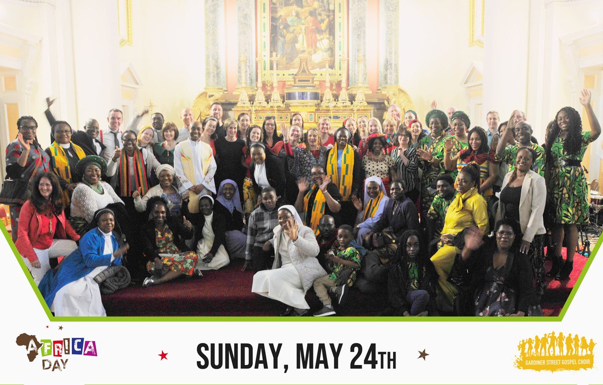 If you're sad to miss the #AfricaDay celebrations this year, be sure to catch <a href="/AGCdublin/">African Gospel Choir Dublin</a> in action this Sunday alongside <a href="/thegsgc/">Gardiner Street Gospel Choir</a> -This special event will be helping to raise funds and awareness for our #COVID19 response. 

Find out more: bit.ly/3gkdTWn