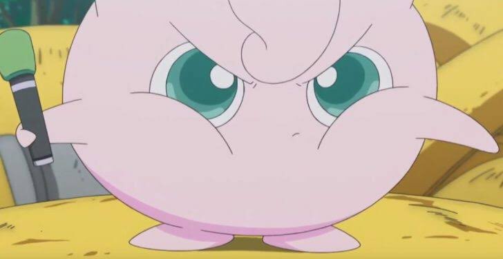 R E N セリザワ 眠ってしまった客にふくれっ面のプリン アニメのオマージュが効いてて可愛い 金ロー おうちで名探偵 ピカチュウ 名探偵ピカチュウ