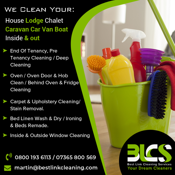 LinkCleaning's tweet photo. Best Link Cleaning Services can clean your lodge, chalet, Caravan, Car, Van, Boat inside and outside in London, United Kingdom.

Contact us today at:-

Email ID - martin@bestlinkservices.com
Phone No. - 0800 193 6113

#cleaning #clean #cleaningservice #home #cleaningservices https://t.co/v5crWGFtdG