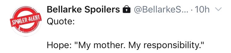 BELLARKESPOILED TWEETS FOR THOSE WHO MISSED IT