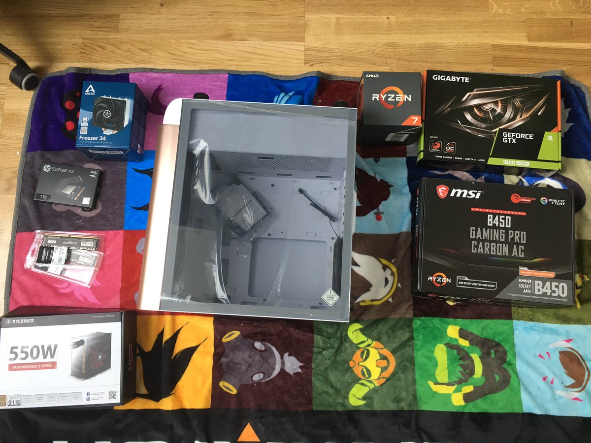 About to build my very own PC for the first time. I’m very excited!!!