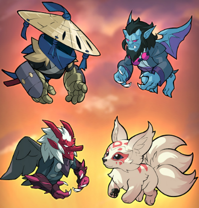 BrawlhallaFRA's tweet photo. Quel est votre acolyte préféré du battle pass ? https://t.co/RuEI0f6O1N