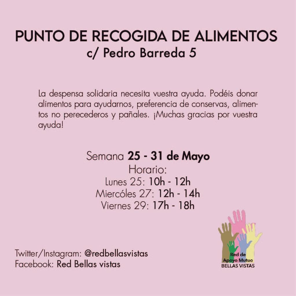 redbellasvistas's tweet photo. 👥¿Quieres ayudarnos? 609 47 93 75

🆘 ¿Necesitas ayuda? 669 46 78 92 ( 𝐍𝐮𝐞𝐯𝐨 𝐜𝐨𝐧𝐭𝐚𝐜𝐭𝐨 )

🍞🧅💶 ¿Quieres hacer alguna donación de alimentos?, ¿económica?

Os dejamos toda la info. ¡Ayúdadnos a difundir !

#apoyomutuo #EmergenciaAlimentaria #BellasVistas #Tetuan https://t.co/qOMBorvgdo