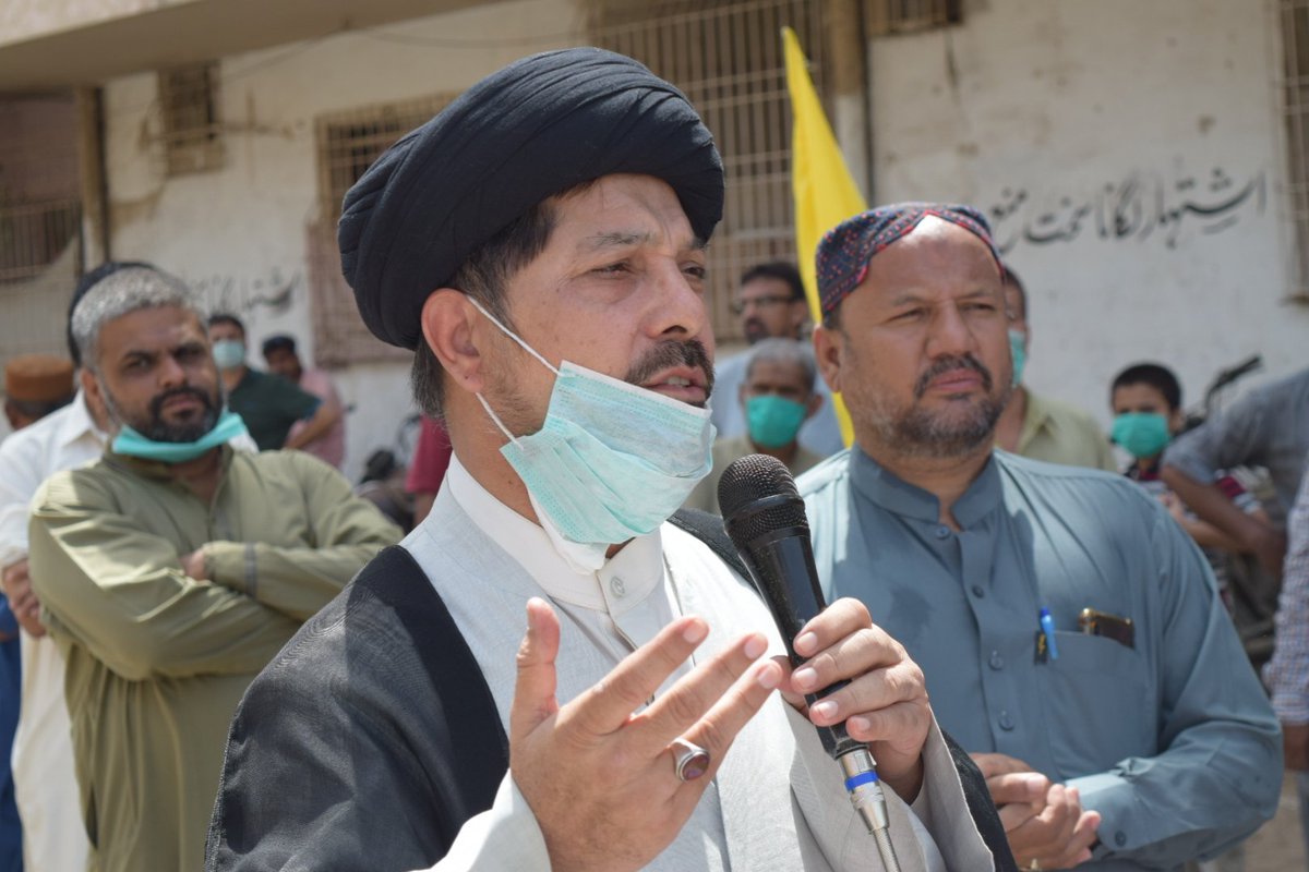 MWMSindhMedia's tweet photo. کراچی، مجلس وحدت مسلمین پاکستان صوبہ سندھ کے سیکریٹری جنرل علامہ سید باقر عباس زیدی کا جمعۃ الوداع یوم القدس کی مناسبت سے @MWMKD کے زیر اہتمام جامع مسجد نور ایمان ناظم آباد پر منعقدہ احتجاجی مظاہرے سے خطاب
#QudsDay
#FlyTheFlag
#QudsDayInPakistan https://t.co/OQChAnsu2w