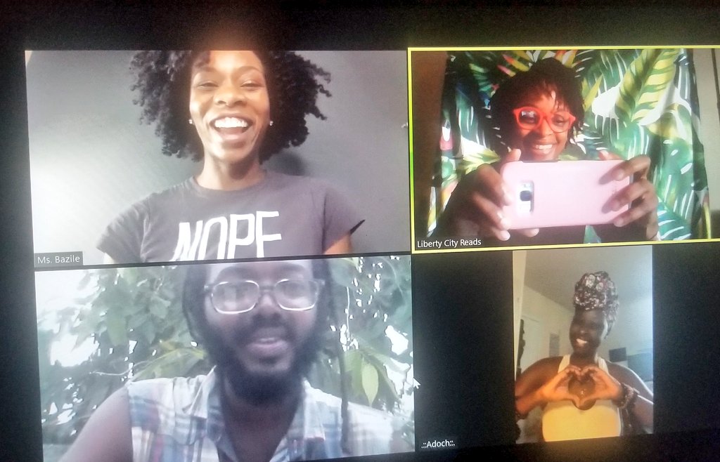 ReadsCity's tweet photo. Grateful for an awesome group of teachers, authors, and entrepreneurs who are bringing #LibertyCityReads2020 to life. Moving to a virtual platform isn't easy but we are making progress. July 31, 2020 is the big day. Stay tuned. #virtualbookfest #stayhomeMiami 📚❤📚 https://t.co/uORjr5Hxfp
