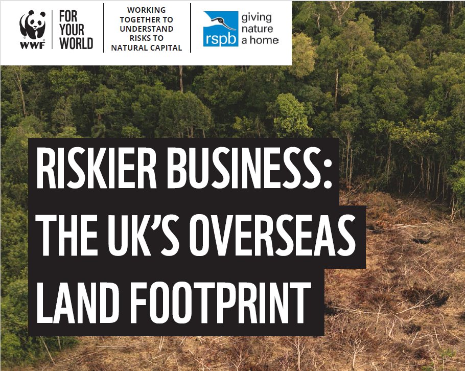RISKIER BUSINESS: A new report by RSPB  @Natures_Voice and  @wwf_uk out today:  https://bit.ly/2yoVPZX 