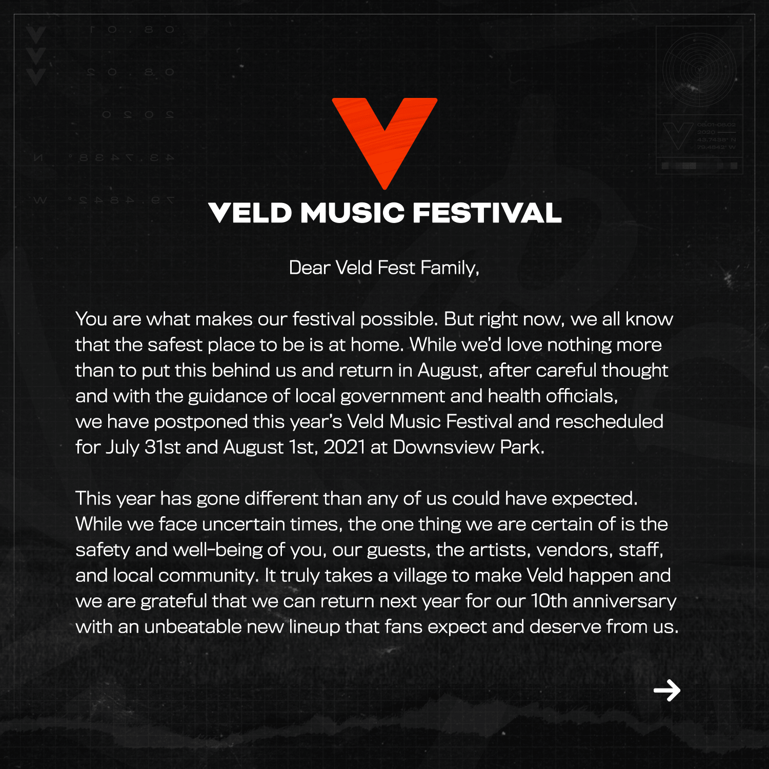 Veld music festival 2020 