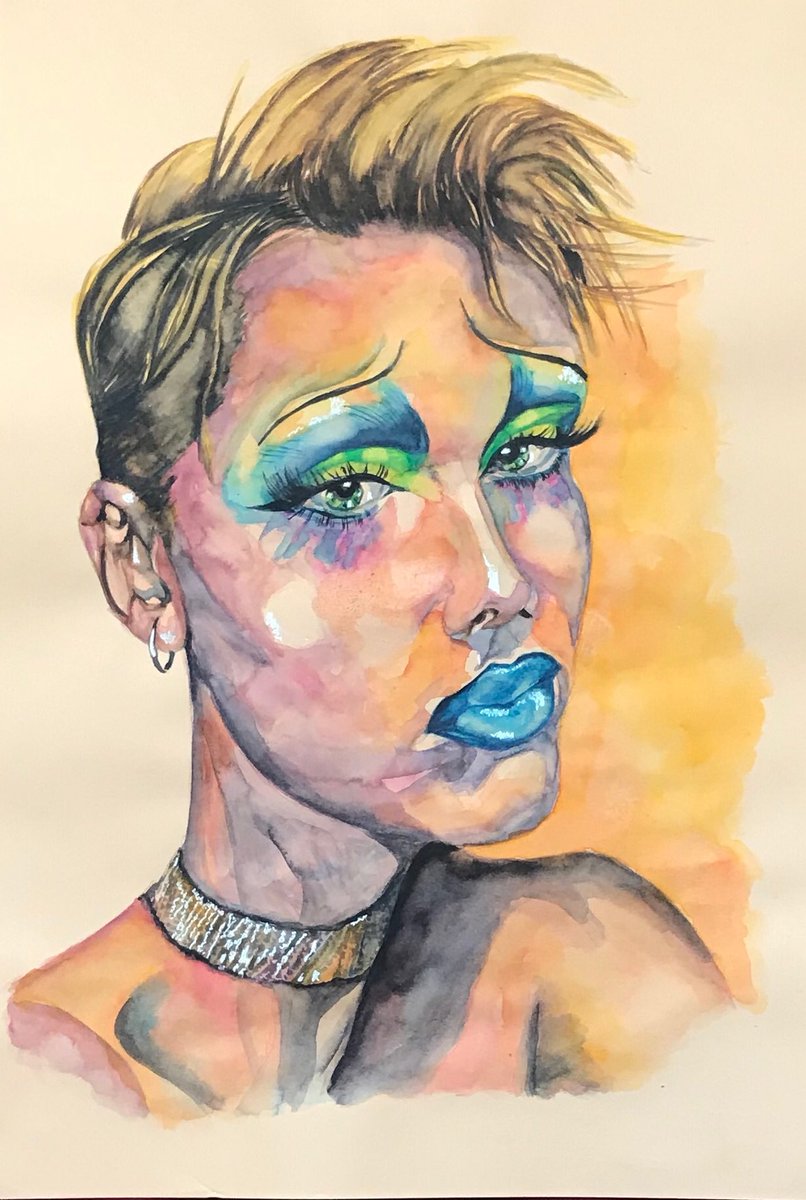 NachoGonzalez56's tweet photo. #portraits #watercolor #art #acuarela https://t.co/7IzAQWWDMF