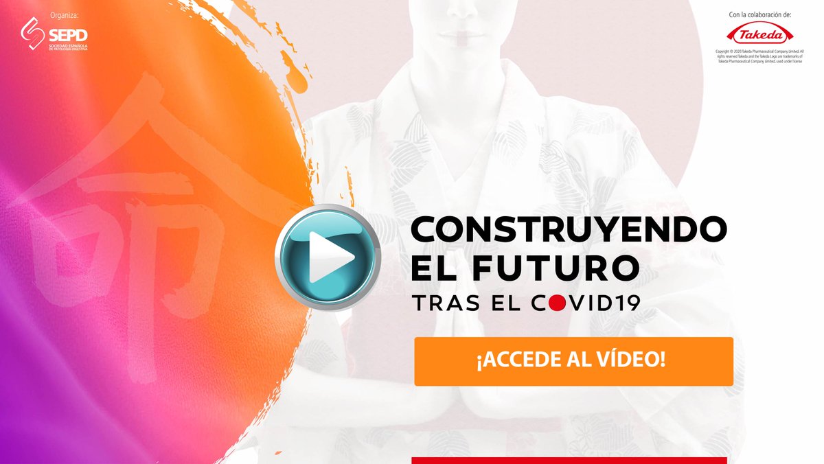 sepdigestiva's tweet photo. 📺Ya está disponible el vídeo del coloquio "CONSTRUYENDO EL FUTURO TRAS EL COVID-19”, organizado por la #SEPD, en colaboración de @Takeda_ES.  

Si no pudiste asistir, no te pierdas las reflexiones y recomendaciones de expertos tras la pandemia COVID-19 https://t.co/TVXZ10WaeQ https://t.co/RUTbwnguFs