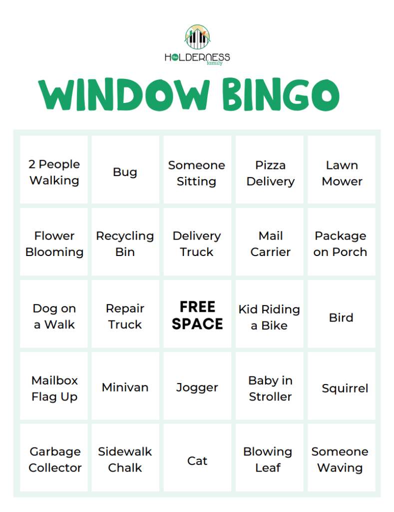 Here's your next challenge: stay at home bingo. Share with three friends!