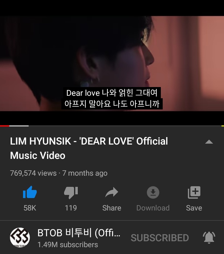 Dear Love view count streaming thread 22MAY2020 9:56PM KST769,574