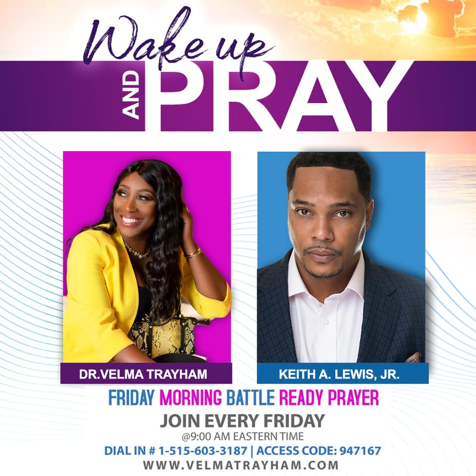 THELEWISAGENCY's tweet photo. Join Velma Trayham &amp; myself TODAY as at 9 AM as I lead this powerful #prayer call!  #wakeup #pray #millionairemastermind #velmatrayham #keithalewisjr #imafatherf1rst #houston #atlanta #losangeles #newyork #thenewnorm #wearethevillage

Dial-In: 515-603-3187
Access code: 947167 https://t.co/vG8IpbIekG
