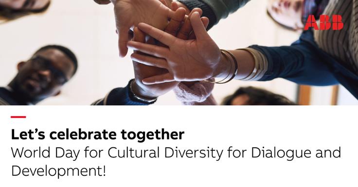 VainioTanja's tweet image. In today’s volatile, uncertain and complex business environment where the past methods cannot solve new problems, driving innovation with cultural diversity is more essential than ever before. Happy World Day for Cultural Diversity! #ABB #Globalandlocal #collaborationandtrust