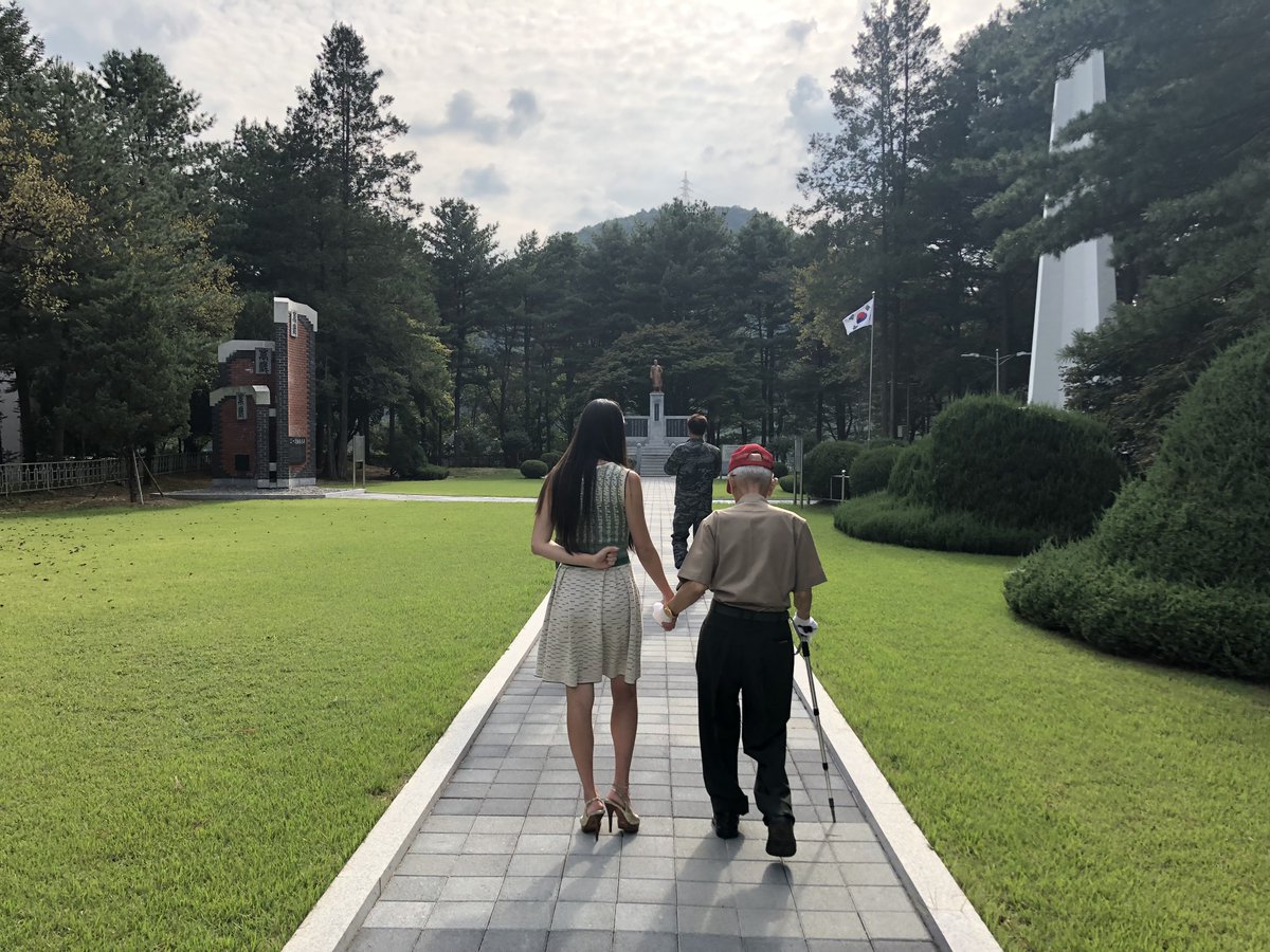 koreasociety's tweet photo. Looking for some content about veterans this Memorial Day?

Check out our program with Hannah Kim, who traveled to 24 countries and 70 US cities to express appreciation to veterans of the Korean War. @jcorrado1953 @remember727  

https://t.co/nOKezafy1Z https://t.co/tL5kFFfm05