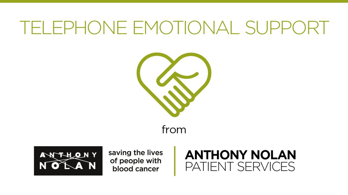 Introducing our new service: Telephone Emotional Support. Provided by Working to Wellbeing, we’ve developed this new, free service specifically for stem cell transplant patients. If you think this might be helpful to you, please email our team at patientinfo@anthonynolan.org