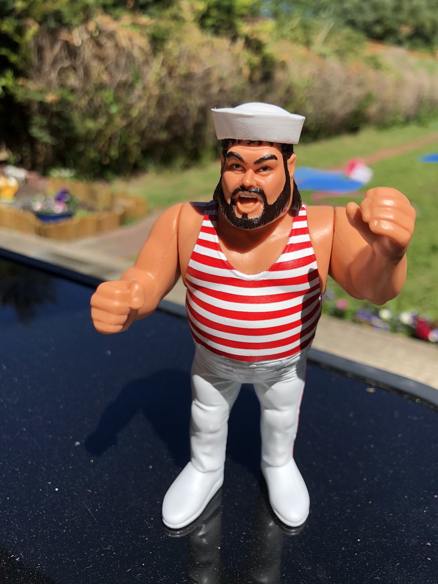 WWF_Hasbro_Dan's tweet photo. Absolutely blown away with the quality on this @joneswwfcustoms Tugboat it’s faultless thanks so much highly recommended!! #TootToot #hWo https://t.co/dgf2sLlxbs