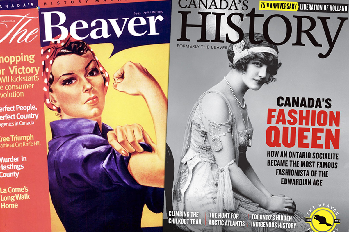 CanadasHistory's tweet photo. The final week of Round One in #TheBeaver Cover Vote Countdown! Help us curate our Top 25 Covers for the October-November 2020 #Beaver100 issue by voting for your favourite covers from Oct-Nov 2005 to Feb-Mar 2020. https://t.co/Av3uPog5ZV https://t.co/eIFIRx4LAU
