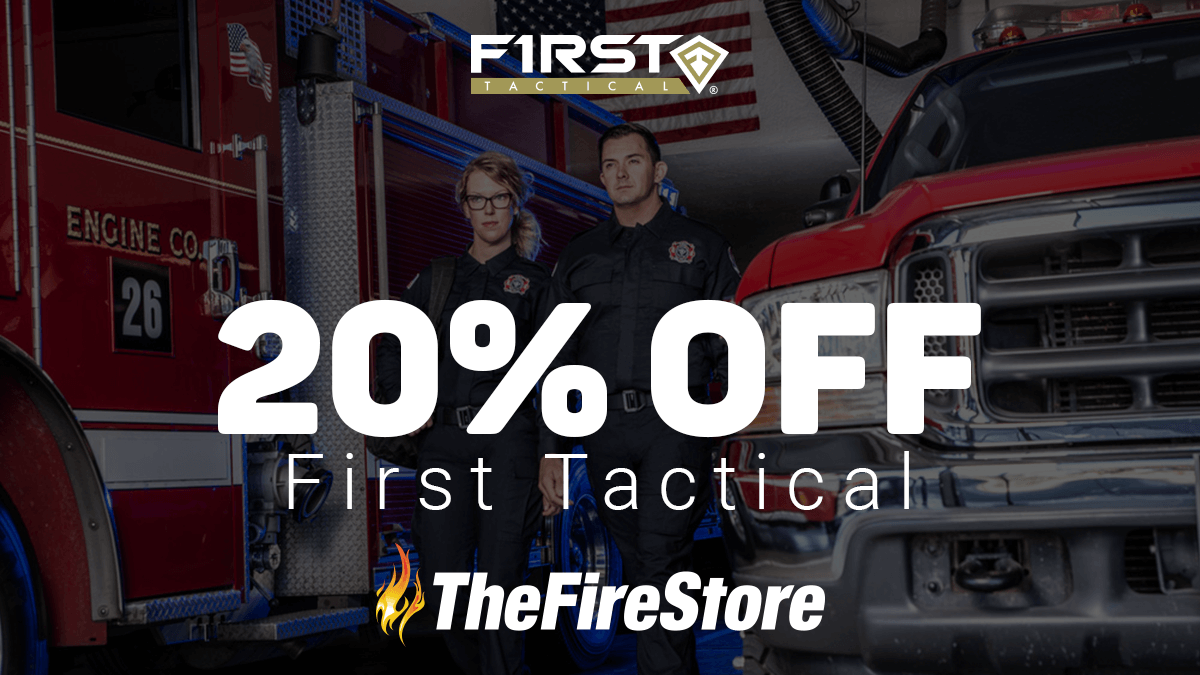 TheFireStore's tweet photo. Starting today, get 20% off all @FirstTacticalUS products. Shop the best station apparel, including pants, polos, boots, bags, & more. Limited time only, don't miss out. Shop now >> https://t.co/NUQFZIsDSf
#firsttactical #thefirestore #firefighter #firefighters #fireman https://t.co/2U2OxKrGqa