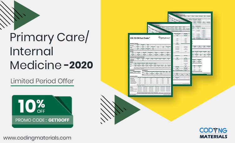CodingMaterials's tweet image. Don’t think over to spend MONEY! Just focus your study and get Primary Care/Internal Medicine-2020 Code Book with 10% Discount. Order Today! lnkd.in/grK9bZu
#codingcharts #icd10 #icd10cm #fastfinder #podiatrycode #codingcards #medicalcoders #healthcarelife #updates2020