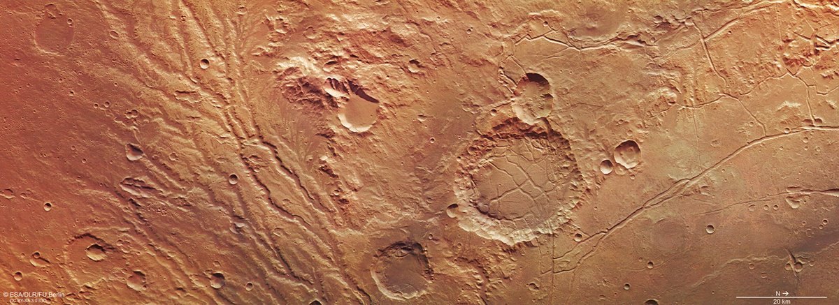 Investigations into atmospheric loss are important for determing how Mars lost its early atmosphere . A 'warm & wet' early Mars is evidenced by features we see today such as those present in this HRSC image of Arda Valles ( http://www.esa.int/Science_Exploration/Space_Science/Mars_Express/Footprints_of_a_martian_flood) (: ESA/DLR/FU Berlin)