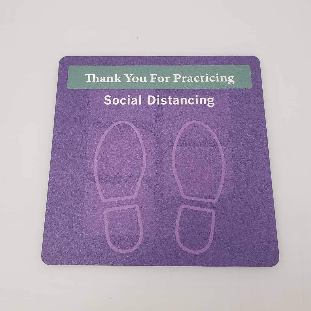 LorisPrinting's tweet photo. Social distancing floor graphics and window decals are a great way to keep you and your customers safe! https://t.co/avSqLv1NSN