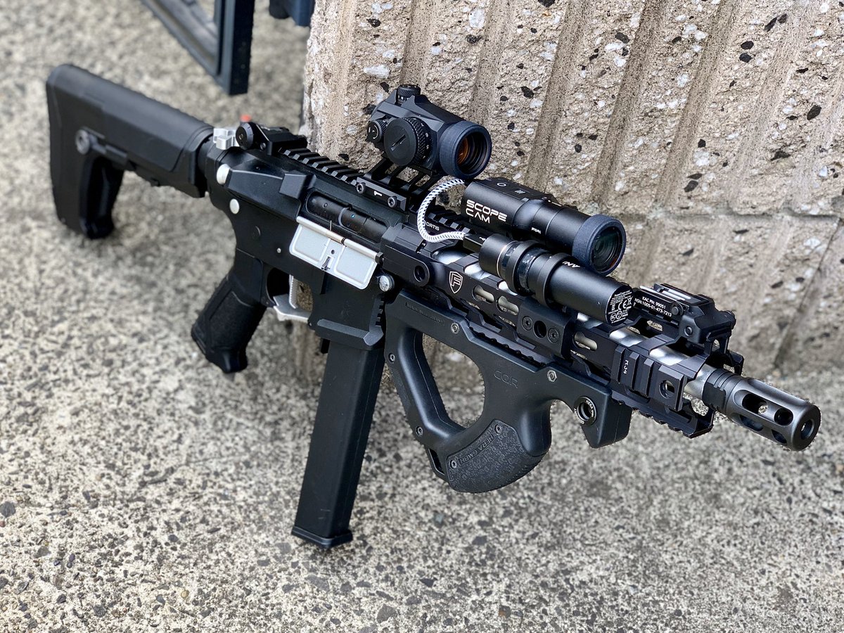 Pinch_Crusher's tweet photo. KACタイプのフロントサイトなら映り込まずにRuncam Scopeで撮影する事ができる。
#runcam #runcamscope #arp9 #airsoft #guncamera #ガンカメラ #サバゲー #サバイバルゲーム #fortis #fortismfg #ggarmament #ar9 #pcc #9mmar https://t.co/ygrzJYP0HK