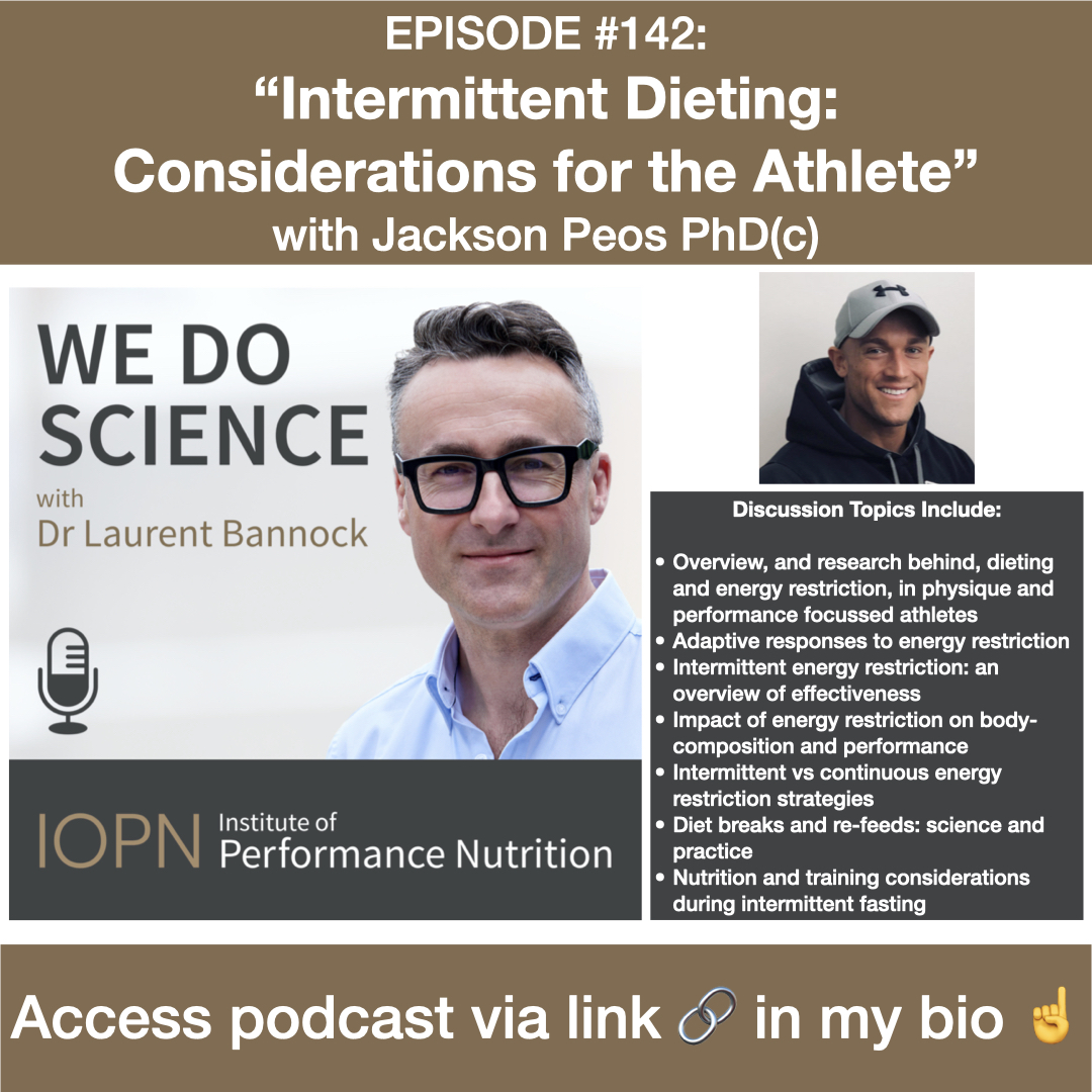 laurent_bannock's tweet photo. 🆕🎙 Episode 141:
“Intermittent Dieting: Considerations for the Athlete" with Jackson Peos PhD(c) on @TheIOPN “We Do Science” Podcast
🎧 Listen and access resources via: https://t.co/PJVRw9d86c
#IntermittentDieting #EnergyRestriction #DietBreaks #ReFeeds #BodyComposition #Diet https://t.co/46HWqH3RDY