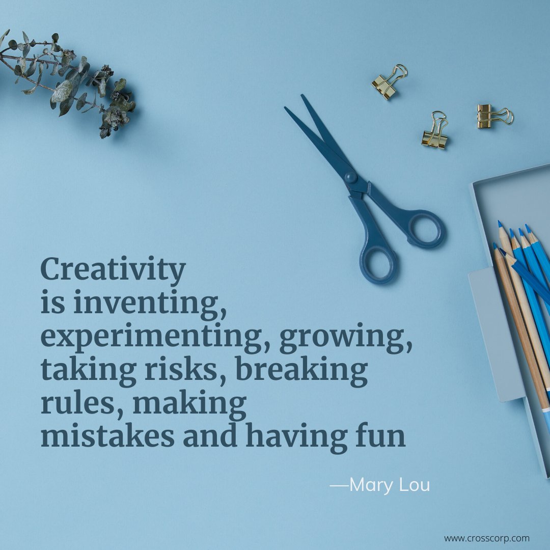 cross_corp's tweet photo. Be creative this weekend! #FeelGoodFriday https://t.co/cGpC789xs7