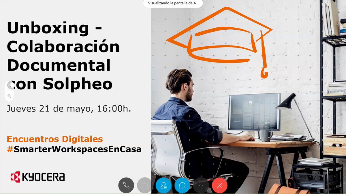 NovacSoluciones's tweet photo. Ayer asistimos a los #encuentros #digitales de
@KYOCERA_DS_ES. Esta ocasión,#colaboración documental a través de la plataforma Solpheo: #crea #edita #comparte #colabora
Pregúntanos cómo ayudarte con tu #gestiondocumental #Solpheo #SmarterWorkspacesEnCasa https://t.co/JdTNrpVvQX