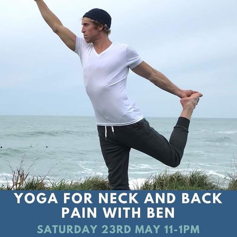 OFlowYoga's tweet photo. For anyone struggling to hold good posture whilst working from home and feeling it in your neck/ back, Ben is holding a special live streaming Yoga for Back &amp; Neck pain workshop this Saturday 23rd May 11am-1pm!

#yogaworkshop #backhealth #wfh #painfree https://t.co/eTHEh3NZoE