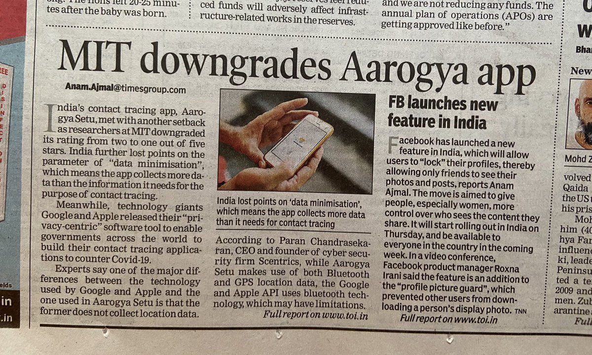 iGurmeet's tweet image. @MIT downgrades @Arogyasetu 
#PrivacyIssue