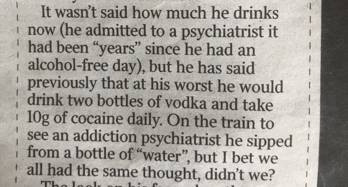 I really hated this paragraph in The Times review of the Tony Slattery documentary. As I was reading it, I was breaking off to message with a friend who has had an alcohol problem for years...