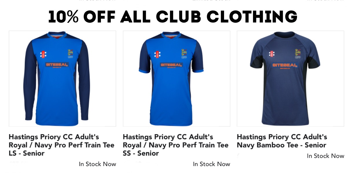 Club Shop customers - all embellished clothing orders this weekend will receive an automatic 10% discount!