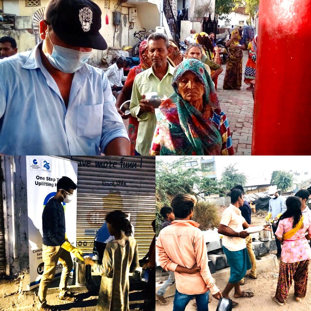 sajanofficial's tweet photo. Felt grateful to announce that we have today crossed delivering over 4,00,000 Meals with 18 Community Kitchens. Thankful to all our volunteers and team who all are working day and night for our vision of supporting nation in this pandemic.#COVID19 #UnitedFirst @ConnectSDGs #Goal2 https://t.co/orGIPHwLmw
